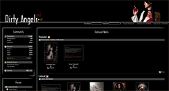 Desktop Screenshot of dirtyangels.net